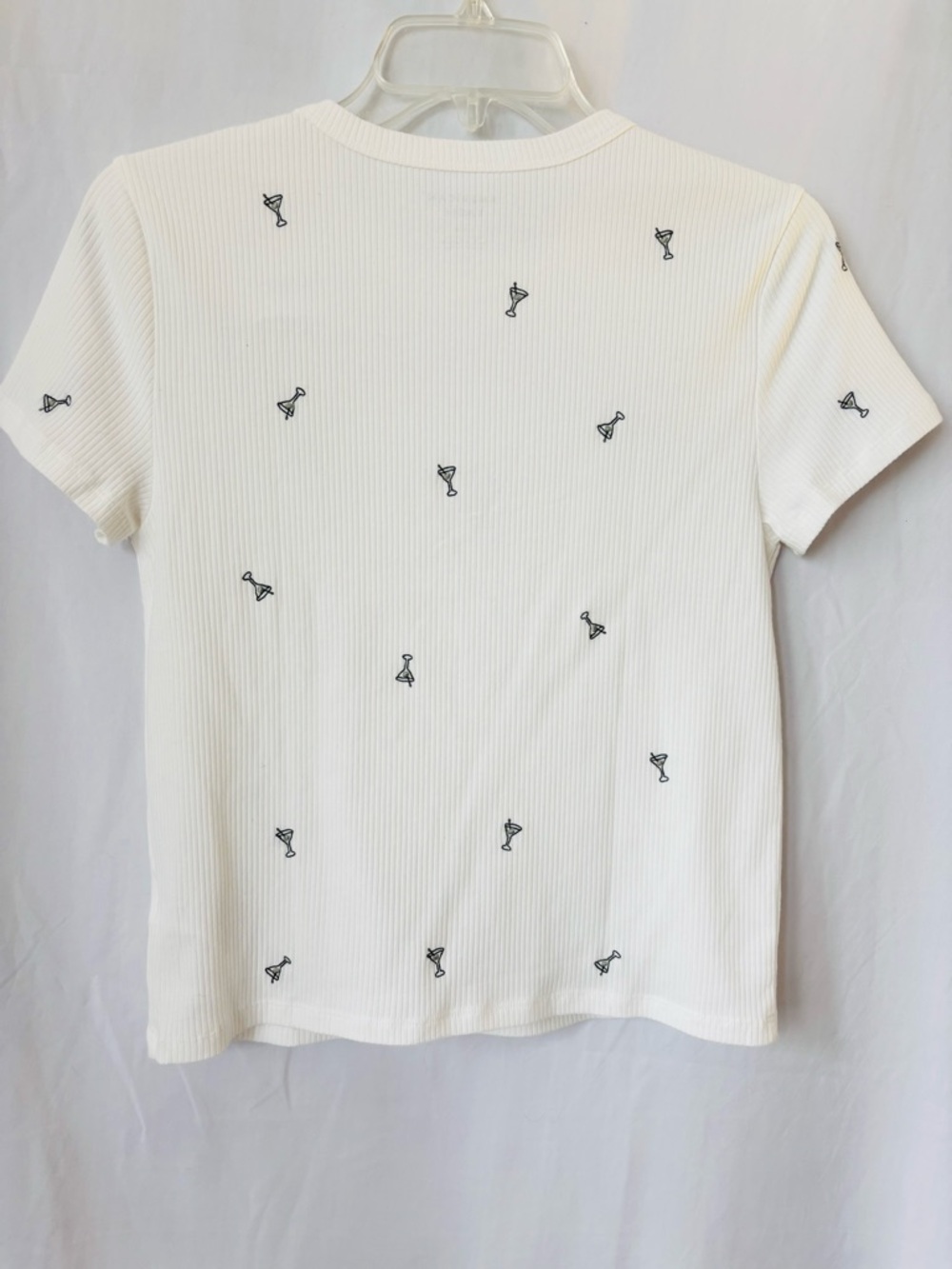 American Eagle Cocktail Ribbed Tee NWT - Picture 6 of 8